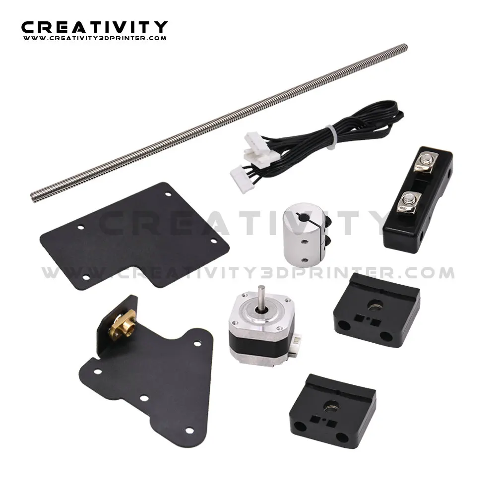 dual z axis ender3 lead screw upgrade kit 42 34 stepper motor 365mm t8 lead screw for creality ender 3proender 3 v2 3d printer free global shipping