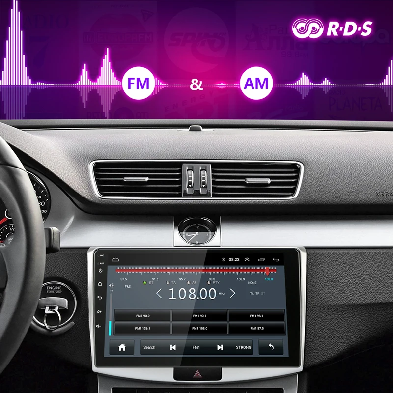 Vtopek 10 &quot4G WIFI 2 Din Android автомобильное радио Gps Мультимедиа Радио Bluetooth навигационный