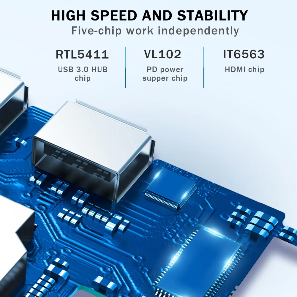 OTG usb-хаб 3,0 USB C концентратор HDMI 3 порта разветвитель Мульти USB 3,0 type C концентратор USB-C Hab VGA Адаптер C док-станция для MacBook Pro Аксессуары
