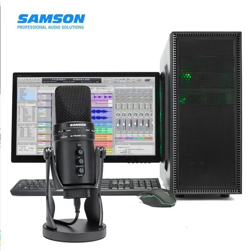 Samson G track Pro Профессиональный Usb конденсаторный микрофон подключи и работай все в