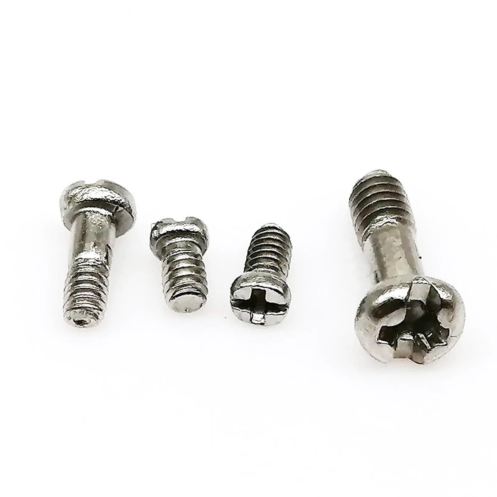 50pcs M1.4 M2 Stainless Steel Precision Cross Slotted Phillips Pan Round Head Bolt Screw for Mobile Phone Glasses Watch Repair - купить по