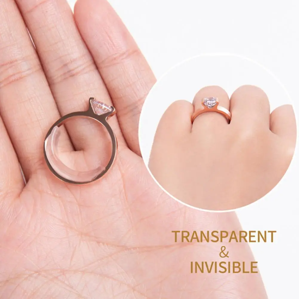 Силиконовое невидимое кольцо 8 размеров s регулирующее редукторное размера r