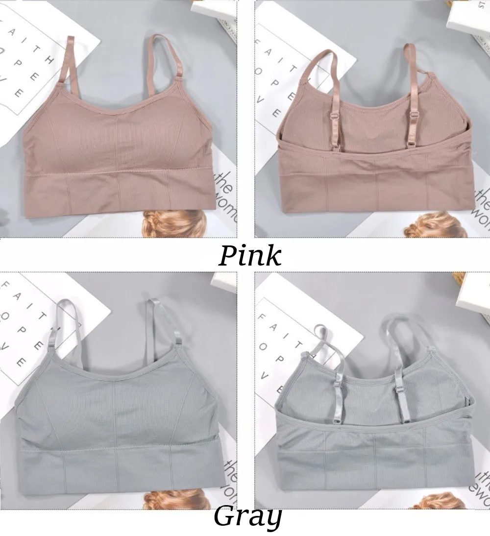 Эластичный спортивный бюстгальтер для женщин Быстросохнущий мягкий топ гибкий