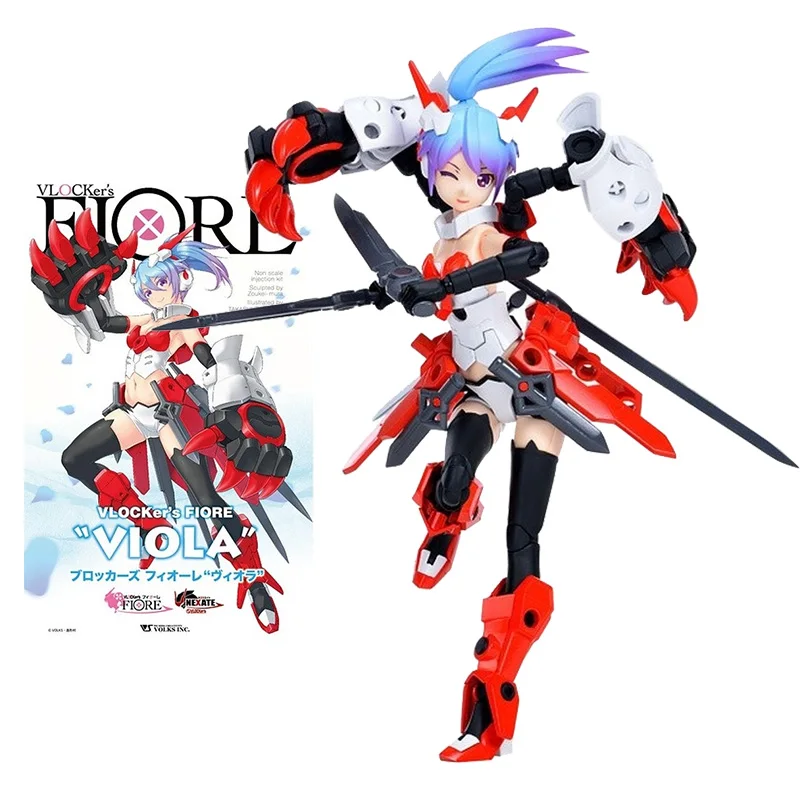 

Genuine Mobile Suit Girl Action Figure Vlocker's Fiore Viola Collection Movable Model Anime Action Figure Toys for Children