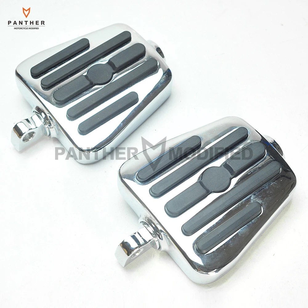 2 шт. хромированная подставка для ног поддерживающая подножки мотоцикла чехол