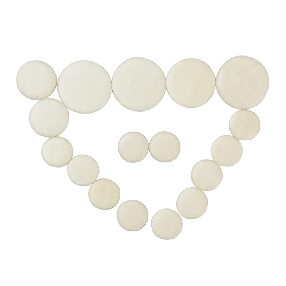 

17 in 1 Replacement Felt Clarinet Woodwind Instrument Pads (White)