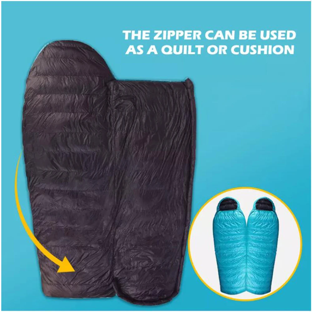 Отдых на природе AEGISMAX EPLUS 1000 пуховый трехсезонный спальный мешок конверт для