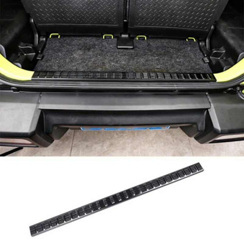 

Car Rear Trunk Cover Tailgate Inner Guard Rear Bumper Scuff Sill Plate for Suzuki Jimny JB64 JB74W 2019 2020