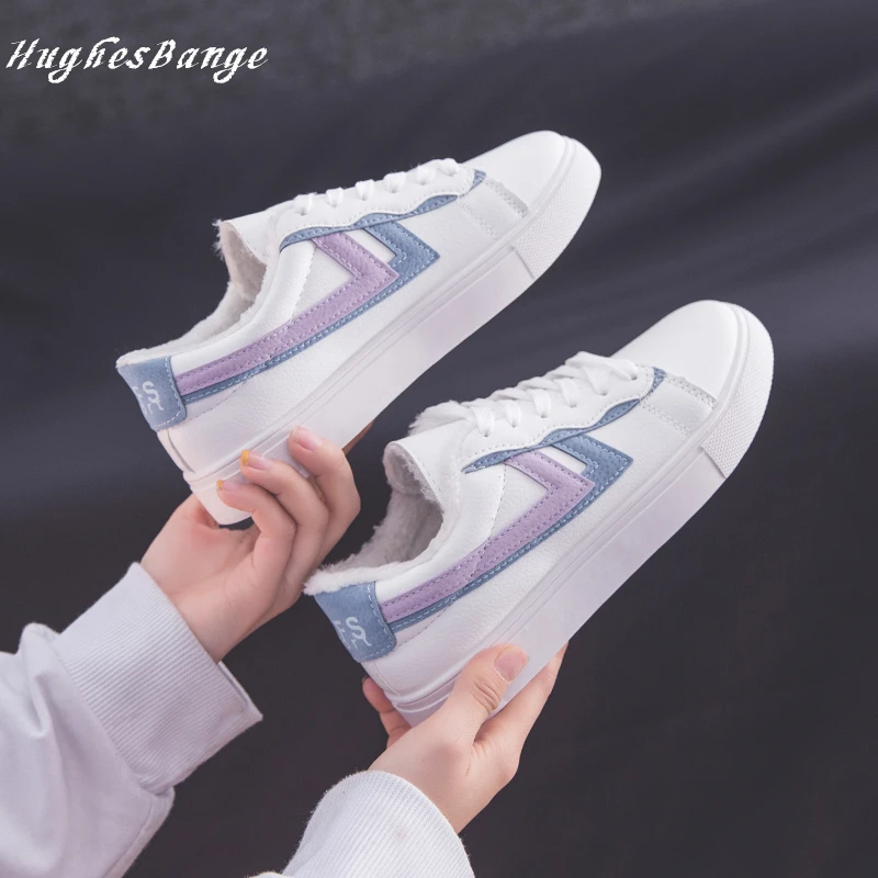 sneakers women Autumn winter new Shoes white Casual comfortable fashion Wild leather canvas tide Running outdoor sports training | Обувь