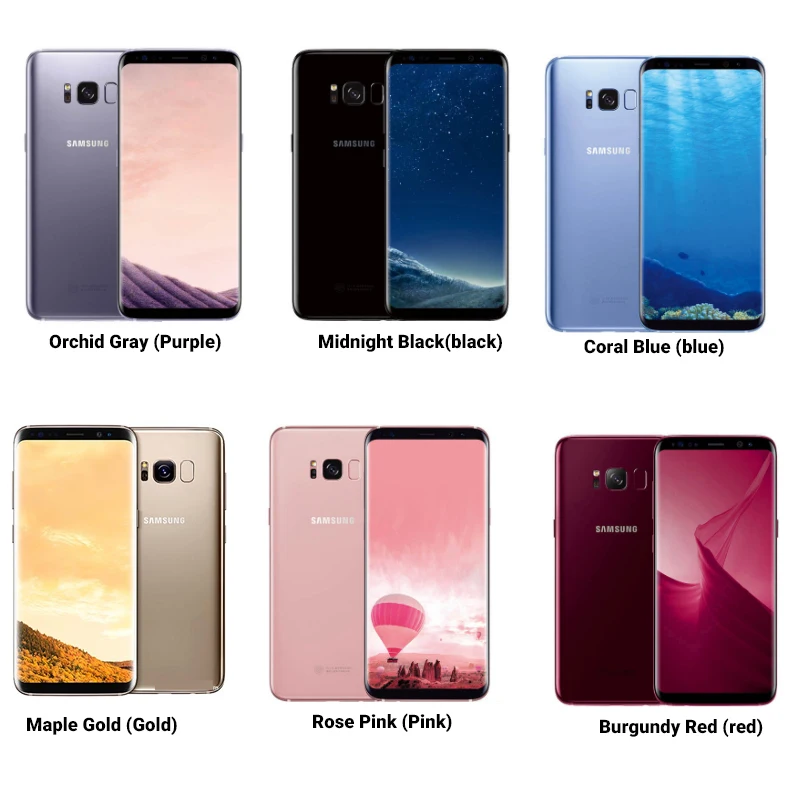 Оригинал Samsung Galaxy S8 G950U Verizon LTE мобильный телефон 5 8 &quot4 Гб оперативной памяти 64