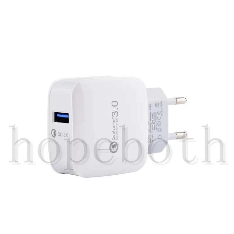 10pcs 18W Quick Charge 3.0 Fast Mobile Phone Charger EU/US Plug Wall USB Adapter for iPhone Samsung Xiaomi Huawei |