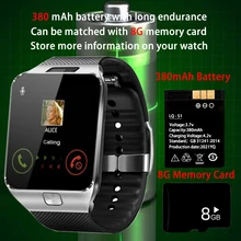Smart Watch Support TF Card SIM Camera Sport Bluetooth Wristwatch For Samsung Huawei Xiaomi Android Phone DZ09 Smartwatch 2021