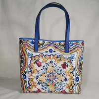 woman bags 2020 bag handbag fashion handbags handbags imitation monogram bag ladie floral genuine leather bag women summer