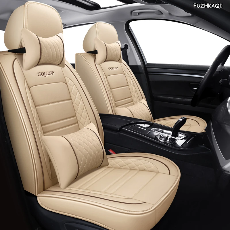 

Кожаный чехол для автомобильного сиденья FUZHKAQI для ssangyong kyron actyon sport korando rexton, аксессуары, чехлы для автомобильных сидений