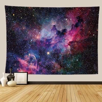 shining galaxy tapestry wall hanging universe starry sky nature landscape hippie psychedelic tapestry mandala carpet dorm decor