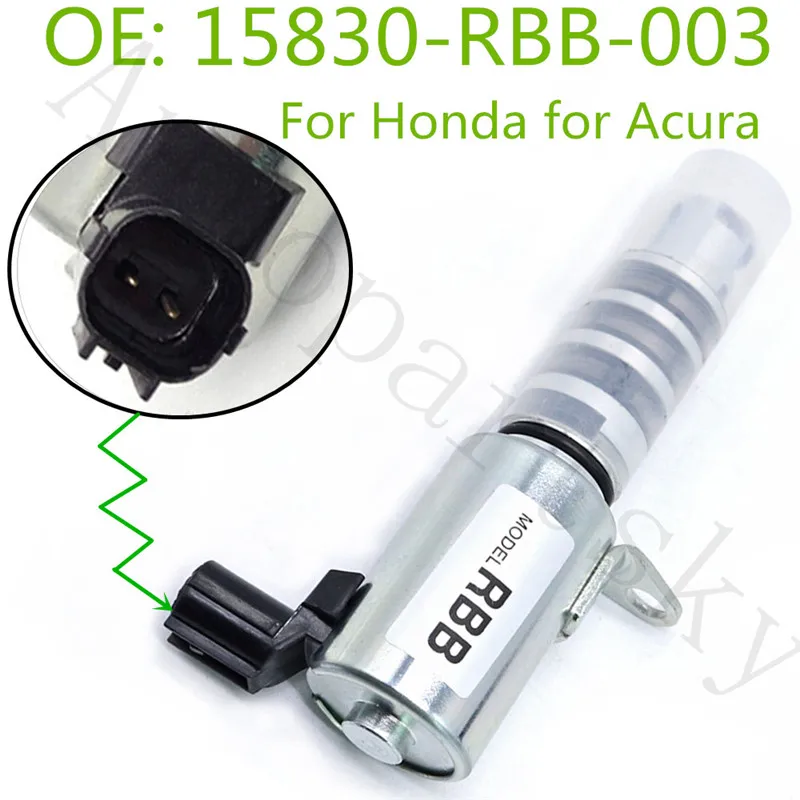 

Oil Variable Valve Timing Solenoid VVT VTC For Honda Civic Accord CR-V FR-V for Acura ILX RDX RSX TSX 15830-RBB-003 15830RBB003