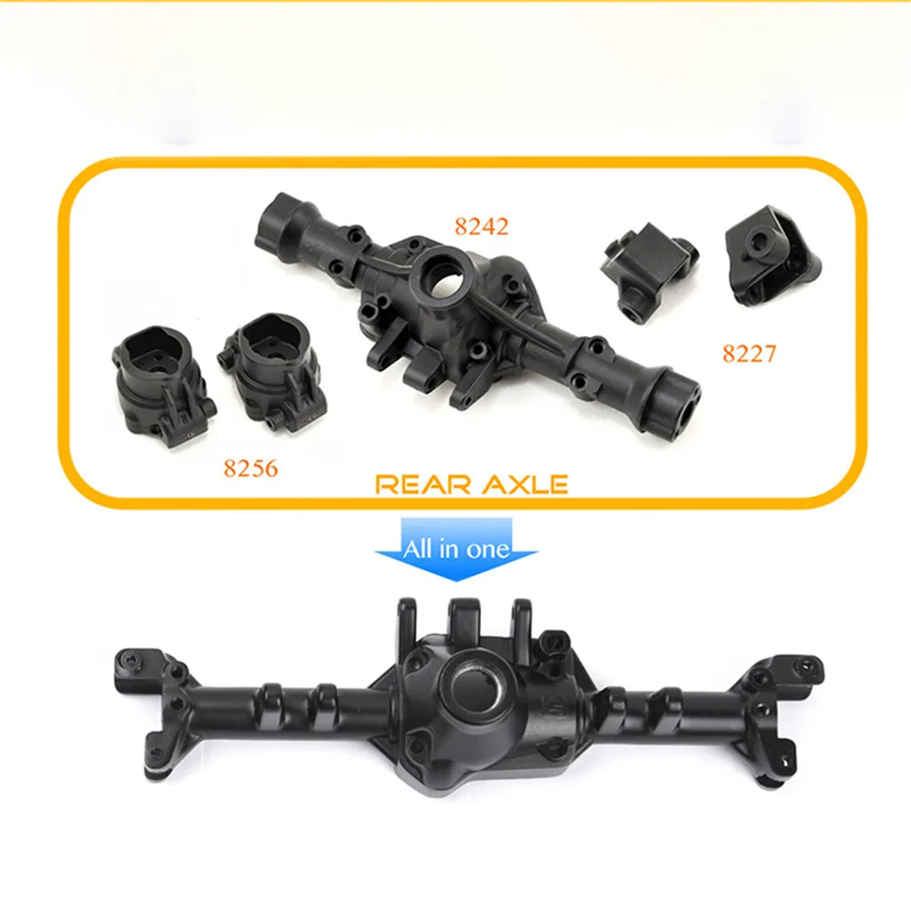 

Axle set Upgraded Alloy Casting Complete Edition GRC G2 Aluminum Full Front and Rear for 1/10 RC Car TRX TRX4 TRX-4