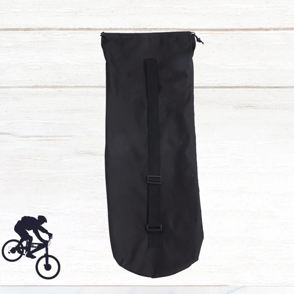 

Skateboard Longboard Backpack Skateboard Shoulder Bag Waterproof Storage Pouch for Home Outdoor Sports Supplies (Black)