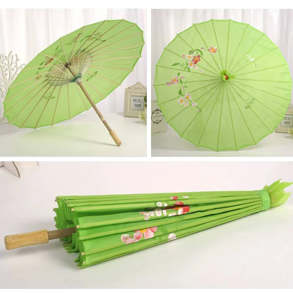 Китайские винтажные Зонтики из шелка и масляной бумаги зонтик для фотосессии