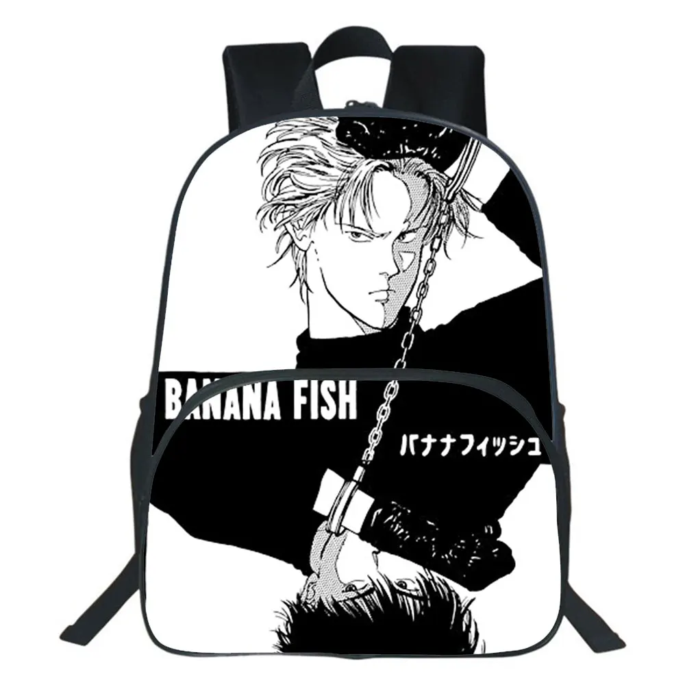 

2021Banana Fish Anime Backpack Kids Teens School Bags Bookbag Cartoon Travel Casual Mochilas. Support custom 16 inch