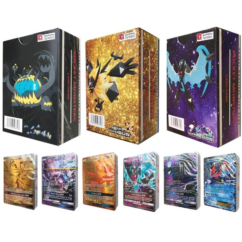 Карты Pokemon GX EX MEGA блестящая игра битва карта без повторов Пикачу игрушки для детей