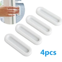 4 pcs paste the open sliding door handles for interior doors glass window cabinet drawer wardrobe self adhesive handle