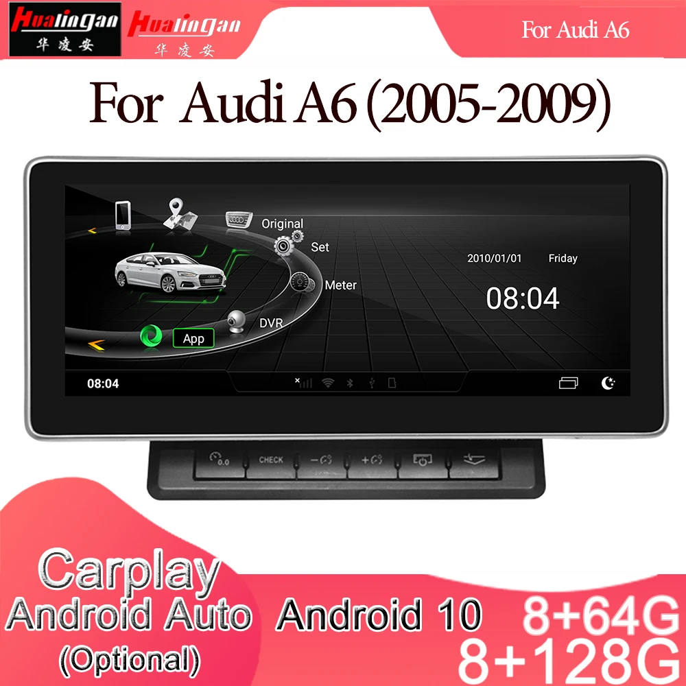 Android 10 Автомобильный мультимедийный DVD стерео радио плеер GPS навигация Carplay авто