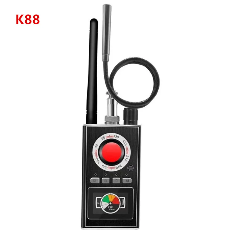 ai intelligent spy wiretap anti spy bug detector mini spy hidden camera gsm gps tracker eavesdropping finder k88upgrade free global shipping