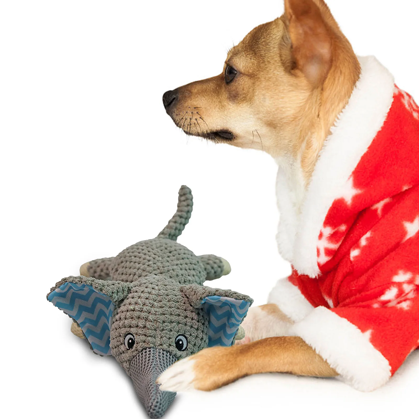 

Dog Chewing Plush Toy monkey/donkey/Elephant Pet Corn velvet Sounding toy Bite Resistant Household Non-toxic pet Chew toy