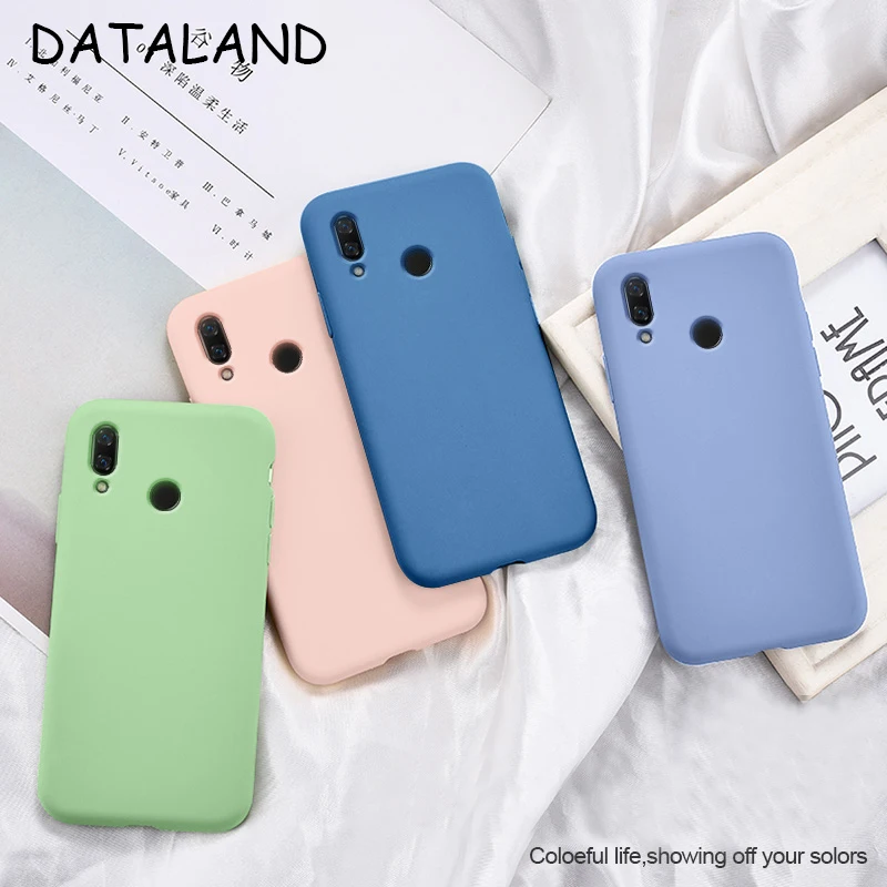 Чехол для Huawei P20 Lite роскошный Ультратонкий Мягкий силиконовый чехол из жидкого