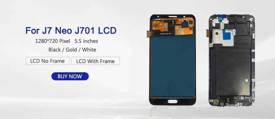 5,5 ''дюймовый для SAMSUNG Galaxy J7 Neo ЖК-дисплей J701 J701F J701M J701MT сенсорный экран ЖК-сборка запасные части