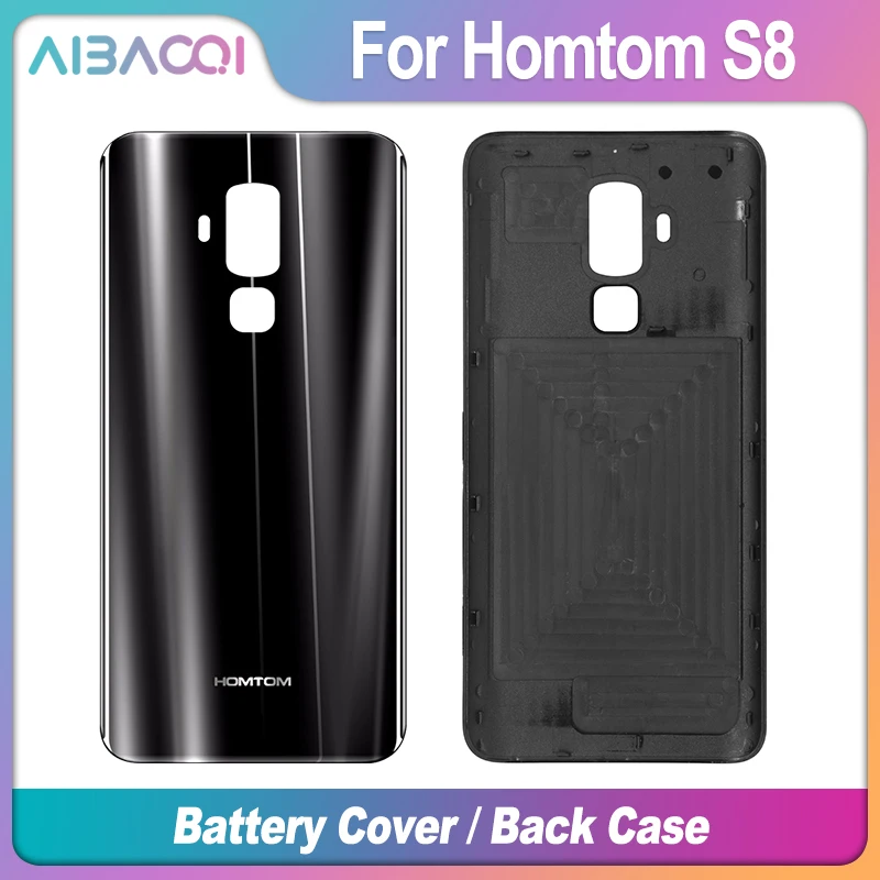 AiBaoQi новый оригинальный Homtom S8 Батарея чехол Защитный задняя крышка для 5 7 дюймов