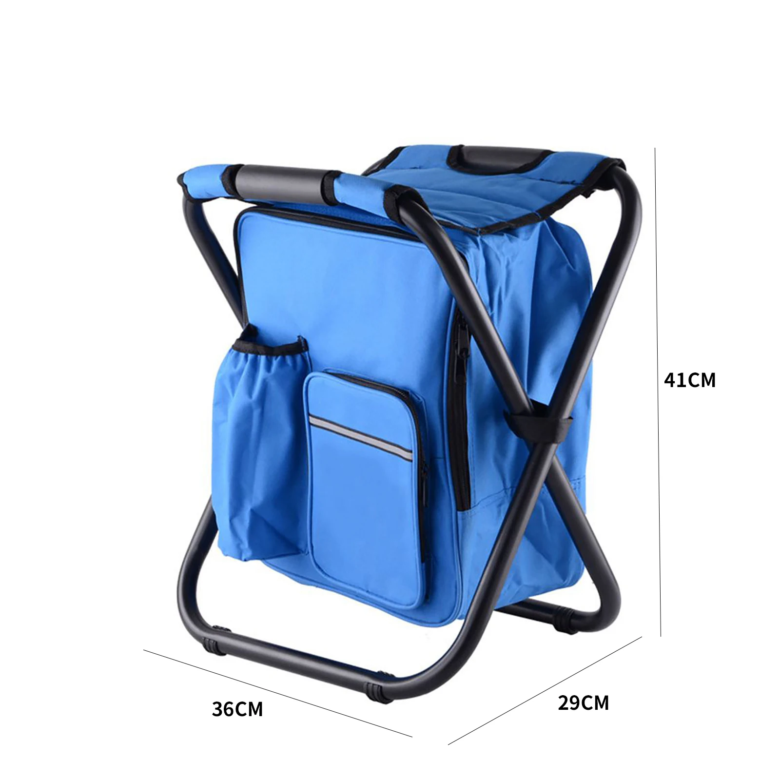 

2 In 1 Chair Stool Folding Fishing Chair Bag Fishing Backpack Convenient Wear-Resistantv For Outdoor Hunting Climbing Equipment