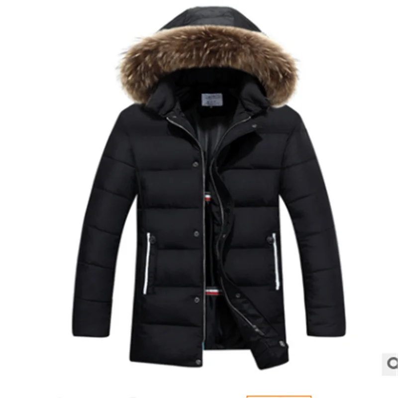 

Men's winter fur-collar casual cotton-padded jacket to keep warm foreign trade cotton-padded jacket jacket cotton-padded jacket