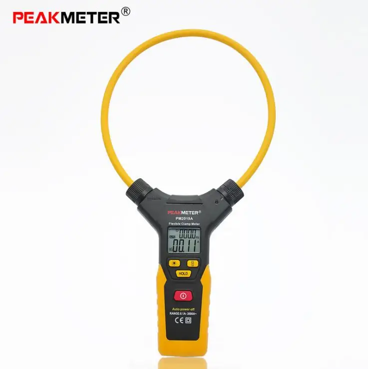 

PEAKMETER PM2019A Digital Flexible Clamp Meter Multimeter AC Current 3000A Frequency Tester With Backlight