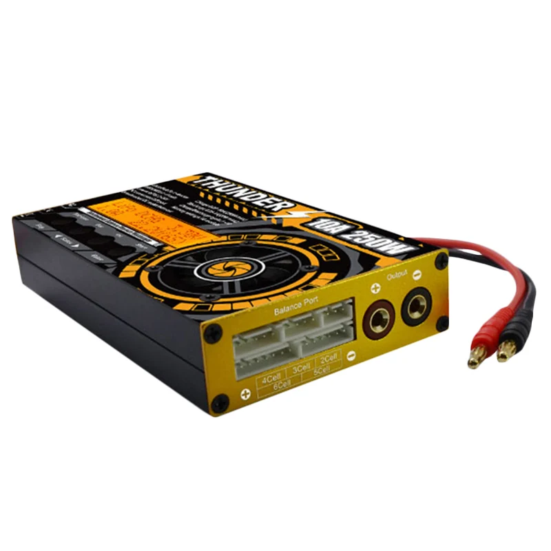 HOTA Thunder 250 Вт 10A DC балансирующее зарядное устройство Dis с адаптером питания 15 в 6 А