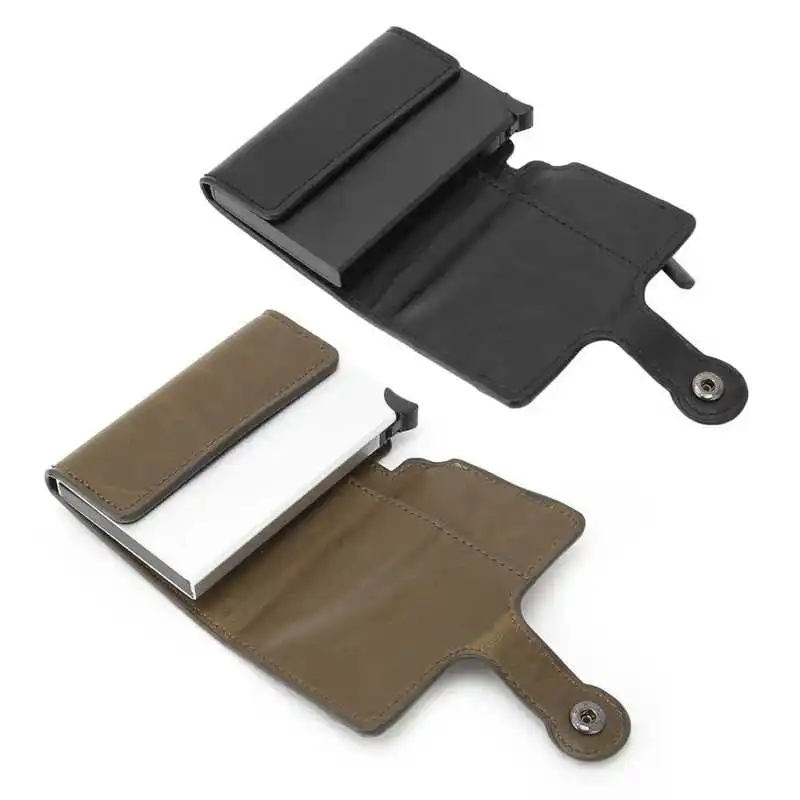 

wardrobe toy storage Automatic Popping Business Card Holder AntiDegaussing Credit Card Case Bag Gift shoes bag travel