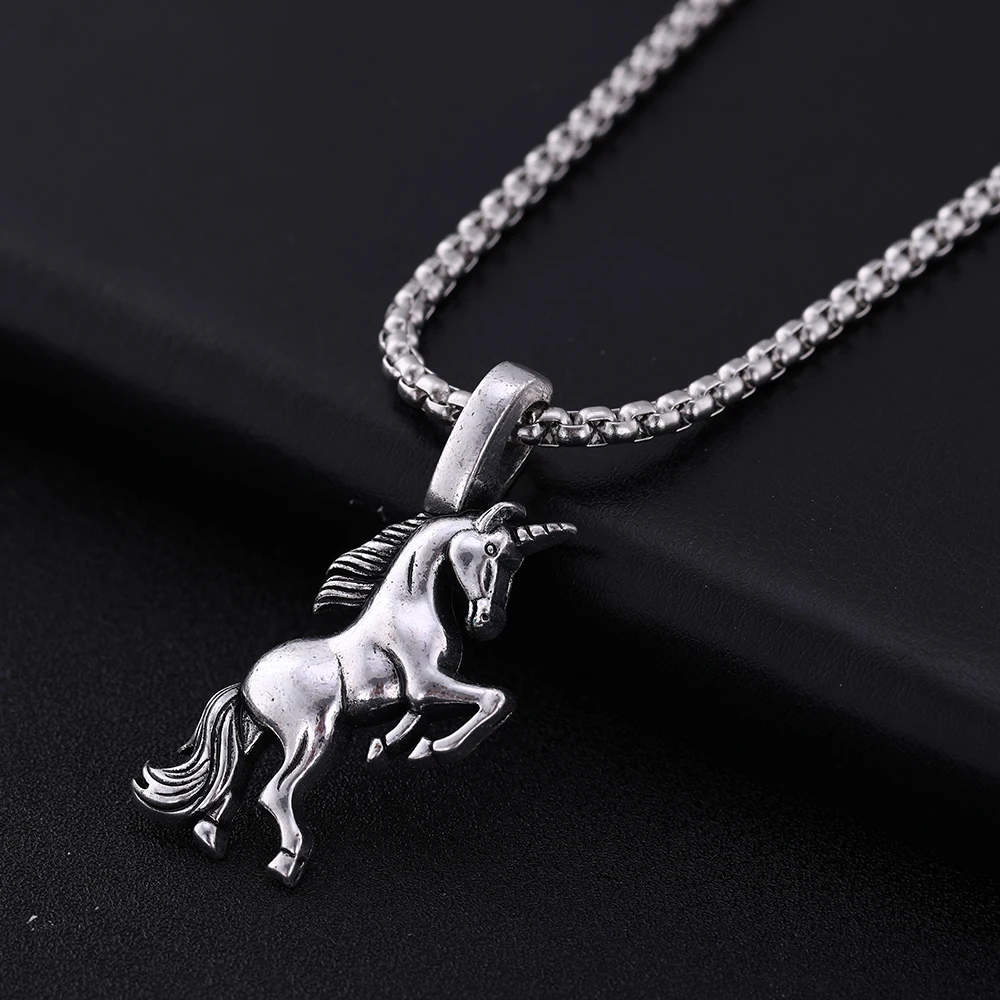 Рыбий крючок супернатуральный Единорог амулет Run Horse Vicca Viking Knight Pendan ожерелье для