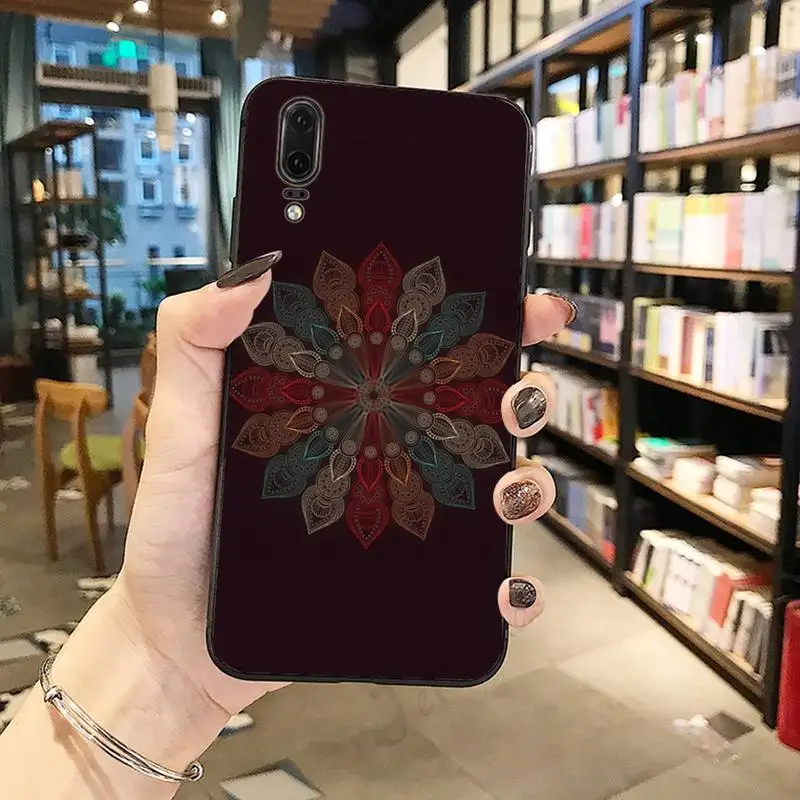 

Color mandala Phone Case For Huawei honor Mate P 10 20 30 40 Pro 10i 9 10 20 8 x Lite