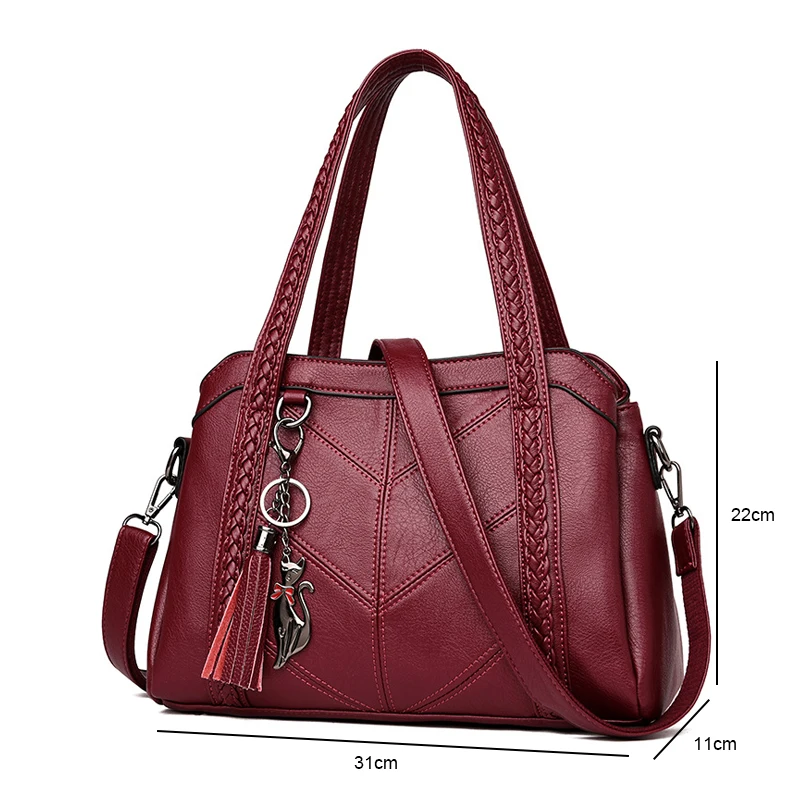 

YourSeason Ladies 2021 Fashion Casual Tote Luxury Handbag Large Capacity Women Shoulder Messenger Bags Soft Leather