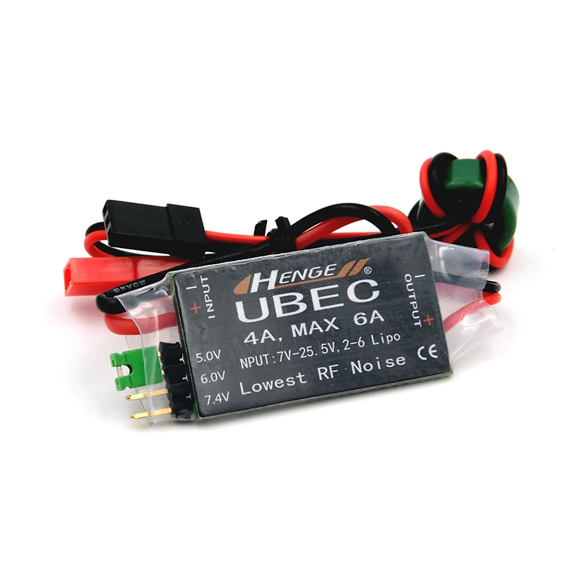 henge 4a ubec вход 7v 255 v 2 6s lipo выход 5v 6v 4a непрерыв