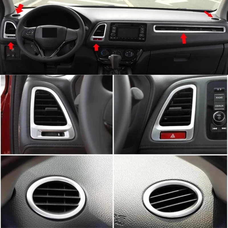 Аксессуары для интерьера из углеродного волокна Honda HRV HR-V Vezel 2014-2018 2019