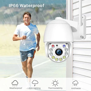P2P Security 1080P AI Wifi Camera Outdoor Waterproof Infrared Color Night Vision Voice Human Detection Remote Monitor AP Hotspot