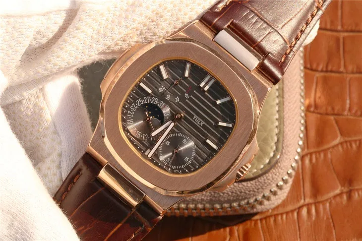 

Replica Men's Watches TULX 5712R-001 Automatic Mechanical Luxury Brand Watch Rose Gold Top-quality