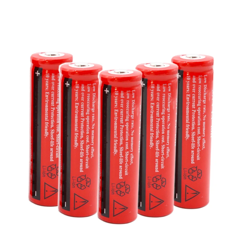 18650 Батарея 3 7 V 4200 mAh литий-ионная аккумуляторная батарея светодиодный одного