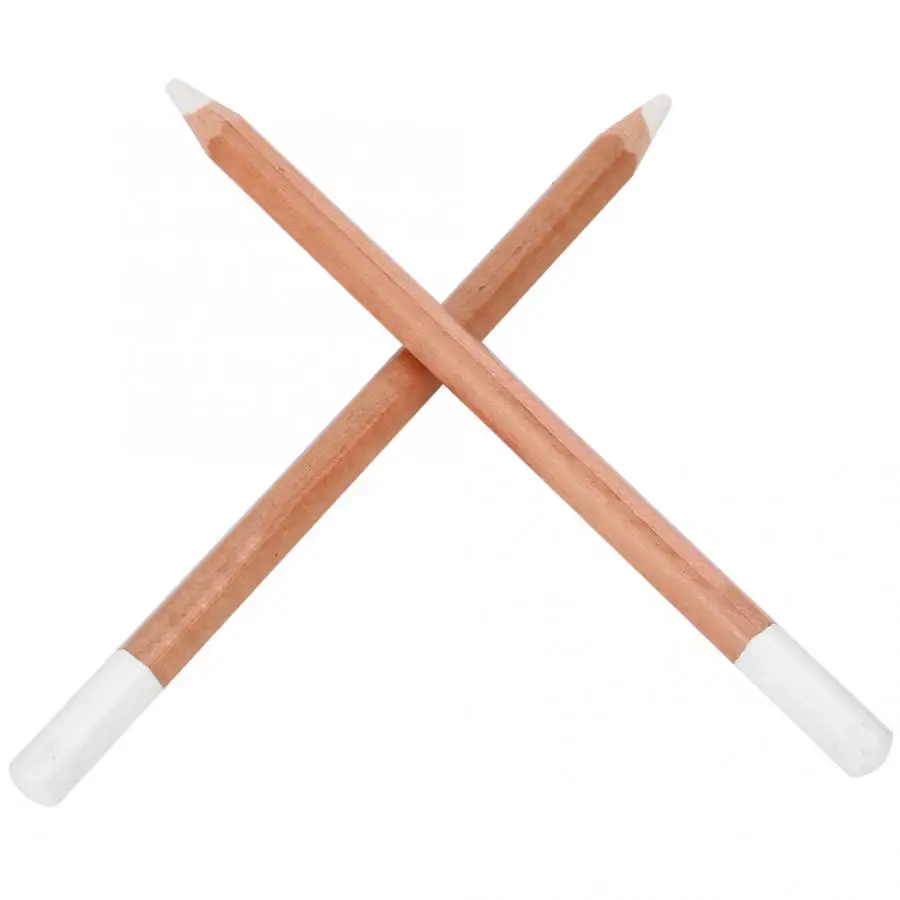 2 шт Белый угольный карандаш деревянная профессиональная ручка для эскизов