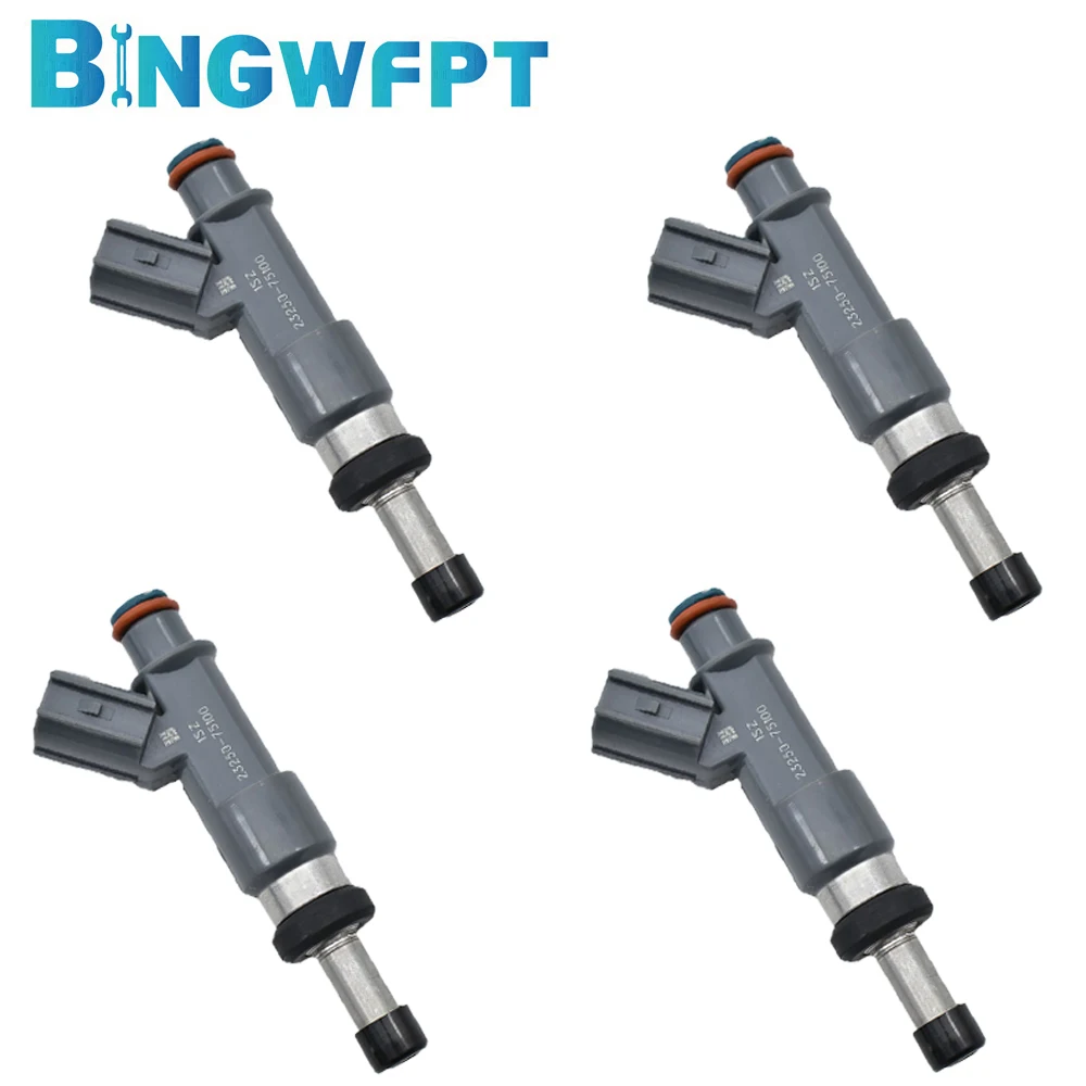 

4PCS Fuel Injector Nozzle For TOYOTA Land Cruiser Prado 2.7L 2TR 2009~2010 23209-09045 23250-75100 23209-79155 2325075100