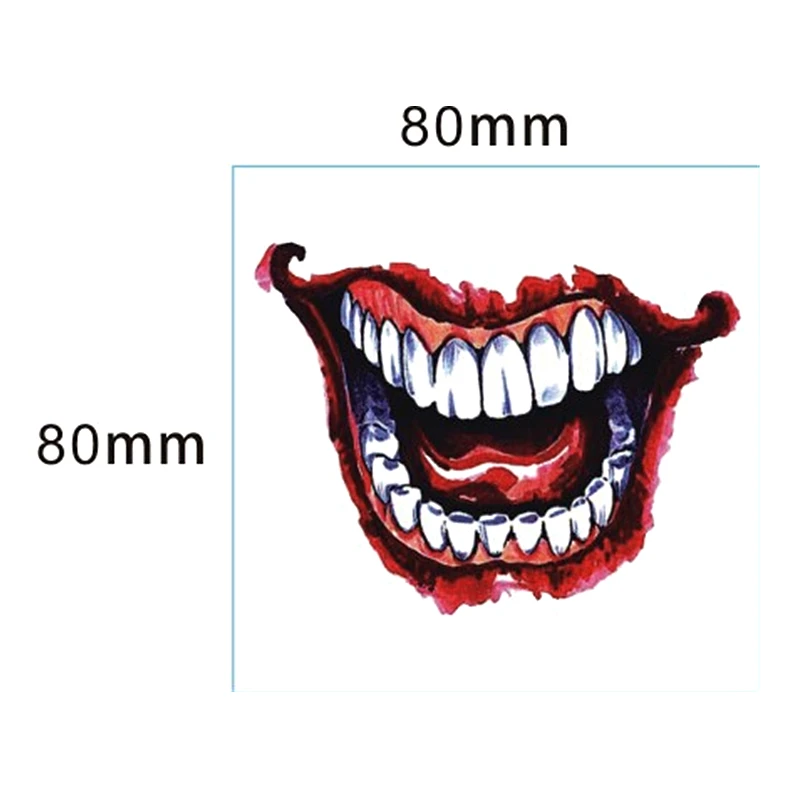 Водостойкая Временная тату наклейка на всю руку большой череп наклейки в старую