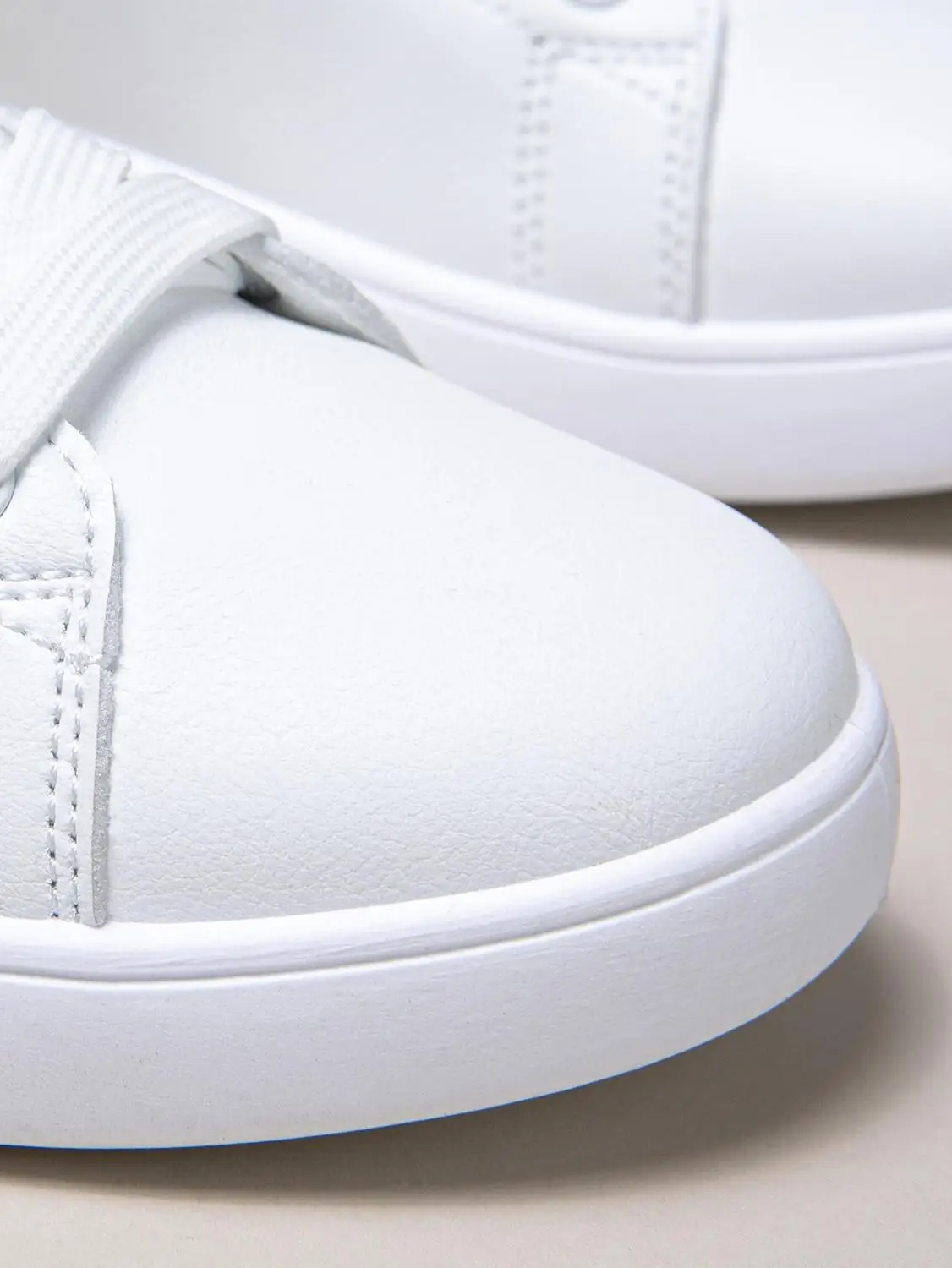 Кроссовки женские из ПУ кожи модная повседневная обувь однотонные классические