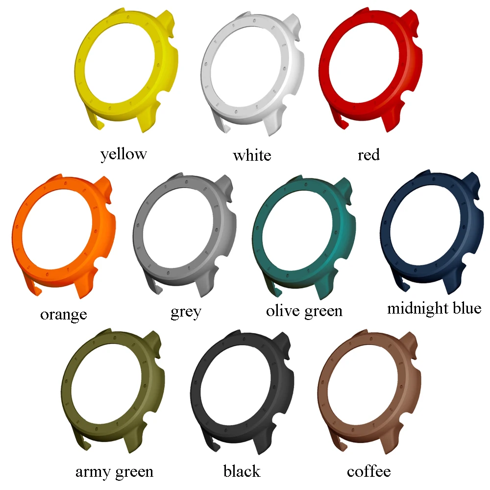 Цветной ПК сменный корпус часов защитная рамка оболочка для Huami AMAZFIT GTR 47 мм Смарт